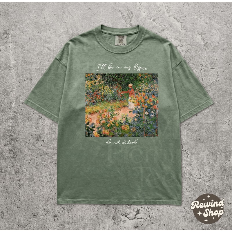 Comfort Colors I Ll Be In My Office Plant Lover Shirt Cottagecore Gardening Tee 0