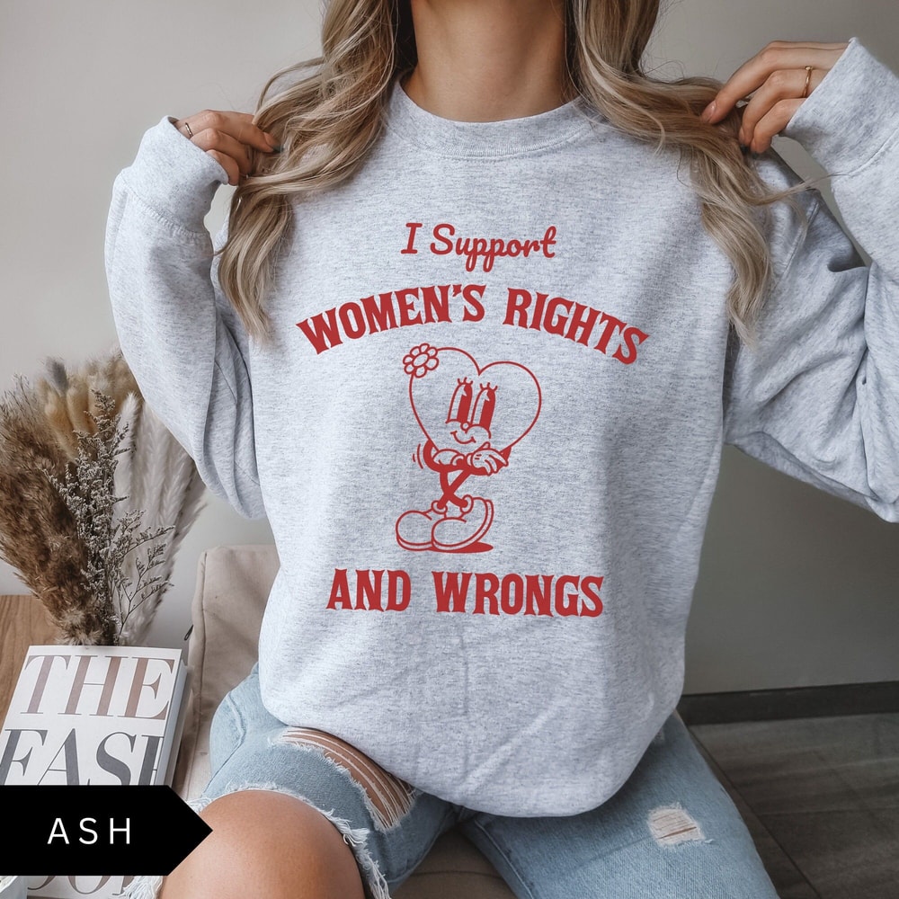 Support Womens Rights Shirt Feminist Empowerment Graphic Tee Equality Statement TShirt 3