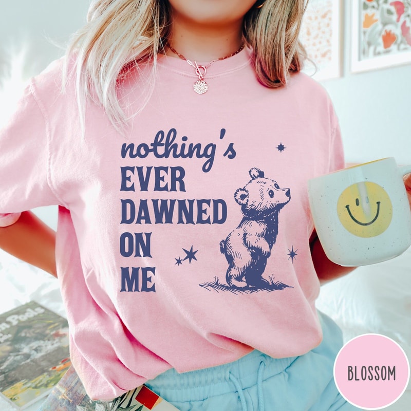 Nothings Ever Dawned On Me Shirt Sweatshirt Funny Duck Graphic Tee Cute Sarcastic Crewneck 0