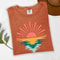 Comfort Colors Sunset Beach Shirt Retro Ocean Sunrise Tee Vintage Summer Graphic T Vacation T Cute 0