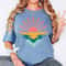 Comfort Colors Sunset Beach Shirt Retro Ocean Sunrise Tee Vintage Summer Graphic T Vacation T Cute 3