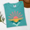 Comfort Colors Sunset Beach Shirt Retro Ocean Sunrise Tee Vintage Summer Graphic T Vacation T Cute 4