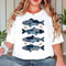 Comfort Colors Fish Shirt Beach Summer Coastal Ocean Lover Graphic Tee 0