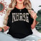 Nurse Leopard Shirt Floral Leopard Print Nurse Graphic Tee Comfort Colors RN Gift Shirt 3