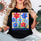 American Honey Shirt Patriotic Floral Americana Summer Graphic Tee For Women 0