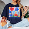 American Honey Shirt Patriotic Floral Americana Summer Graphic Tee For Women 2
