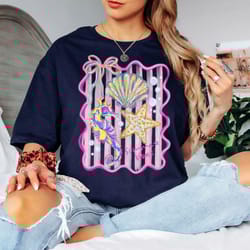 summer vibes t-shirt | beach shell starfish seahorse coastal graphic tee for vacation