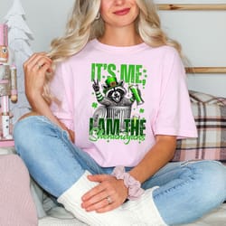 comfort colors st patrick day raccoon shirt, funny irish raccoon tee, i am the shenanigans shirt