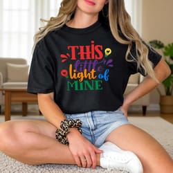 comfort colors this little light of mine shirt – christian faith inspirational gospel tee