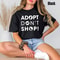 Comfort Colors Animal Lover Shirt Adopt Dont Shop Pet Rescue Tee Dog Cat Adoption Awareness Graph 4