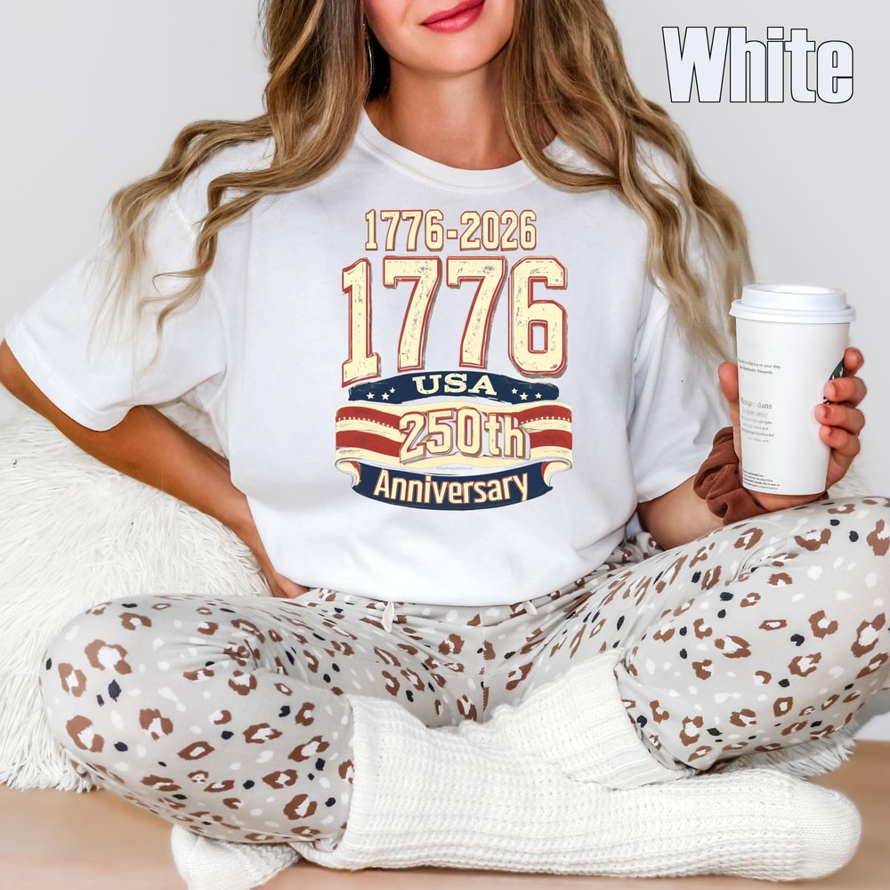 Comfort Colors 17762026 USA 250th Anniversary Shirt Patriotic Tee Independence Day Gift 1
