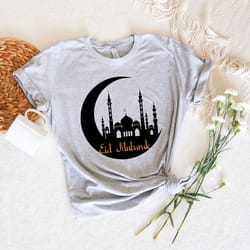 eid mubarak tee, muslim shirt, ramadan gift, ramadan mubarak t-shirt, islamic shirts, muslim kids shirt