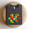 Colorful Autism Puzzle Shirt For Moms Soft Autism Awareness Tee Gift 1