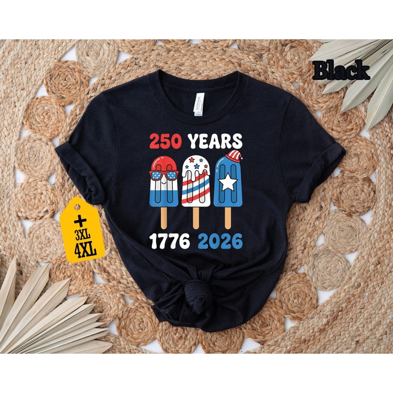 USA 250 Years Of Freedom Shirt 17762026 TShirt Patriotic Ice Cream Shirt America 250th Anniversary 2