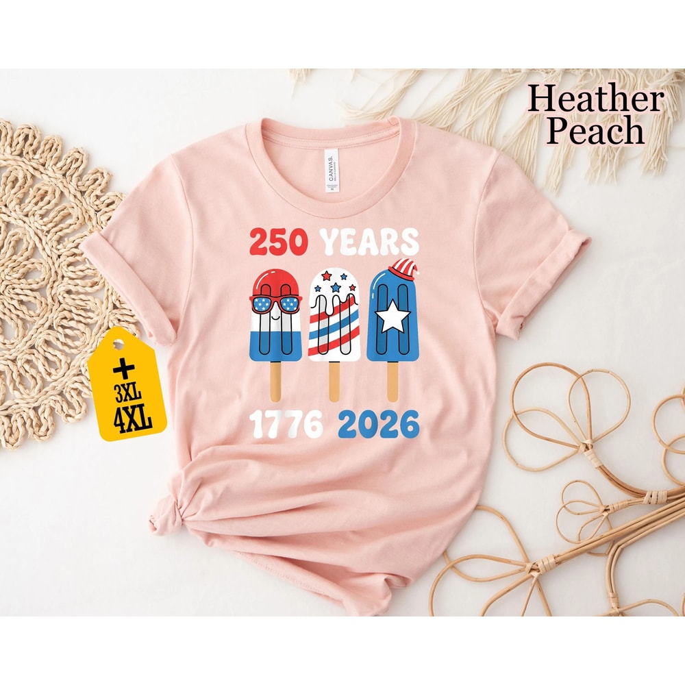 USA 250 Years Of Freedom Shirt 17762026 TShirt Patriotic Ice Cream Shirt America 250th Anniversary 3