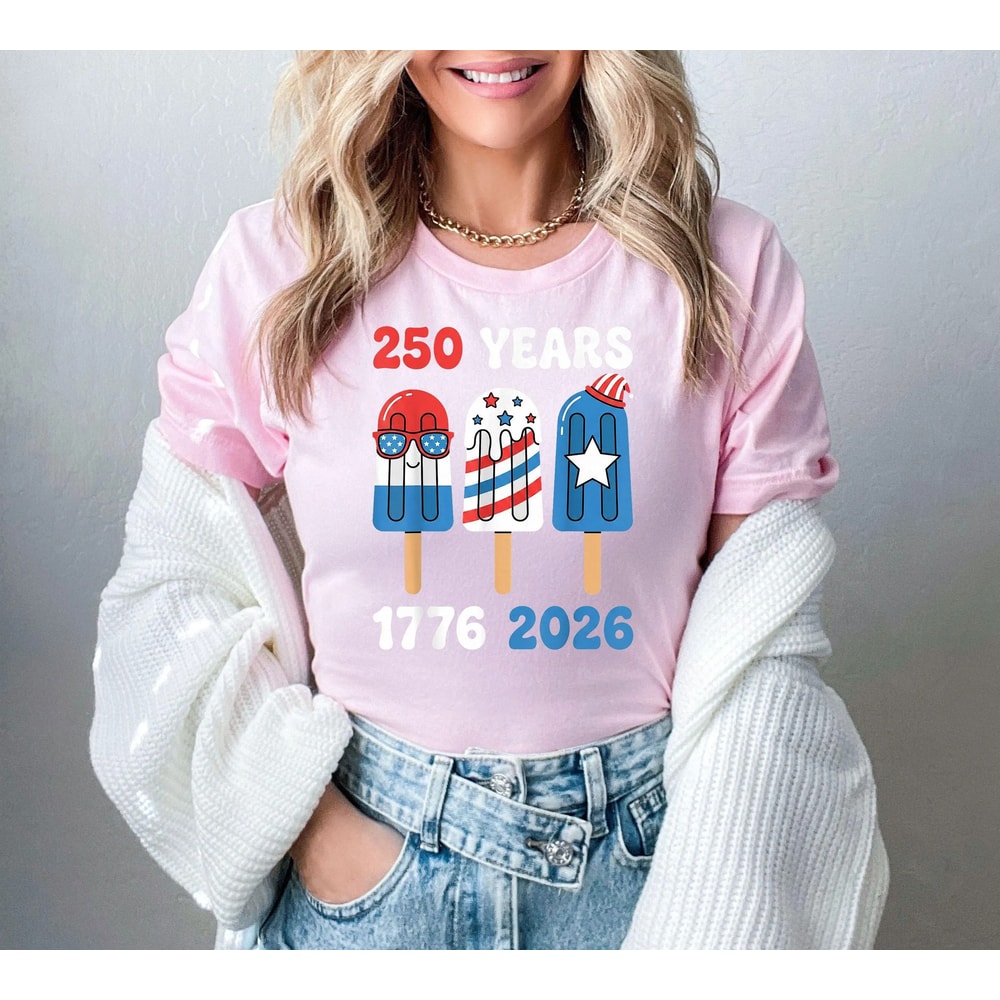 USA 250 Years Of Freedom Shirt 17762026 TShirt Patriotic Ice Cream Shirt America 250th Anniversary 4