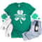 Custom St Patricks Day Shirt Personalized Shamrock Lucky Irish Name Tee For Family Kids 3