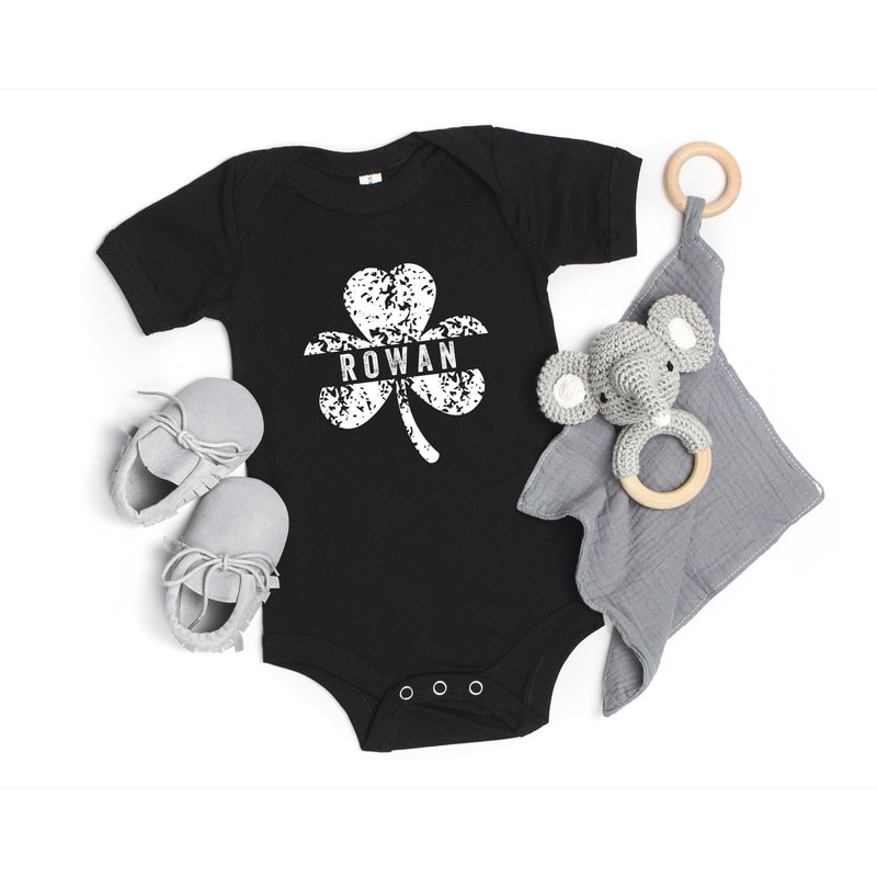 Custom St Patricks Day Shirt Personalized Shamrock Lucky Irish Name Tee For Family Kids 4