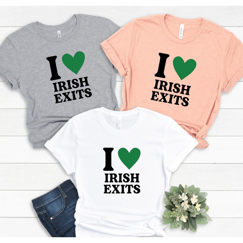 Funny St Patricks Day Shirt Irish Goodbye Tee Humor Clover Graphic Womens Holiday TShirt 3