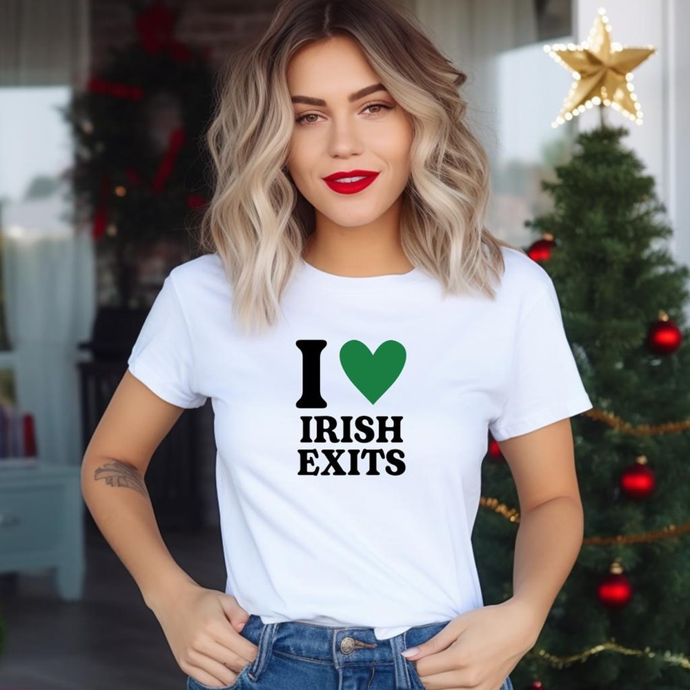 Funny St Patricks Day Shirt Irish Goodbye Tee Humor Clover Graphic Womens Holiday TShirt 2