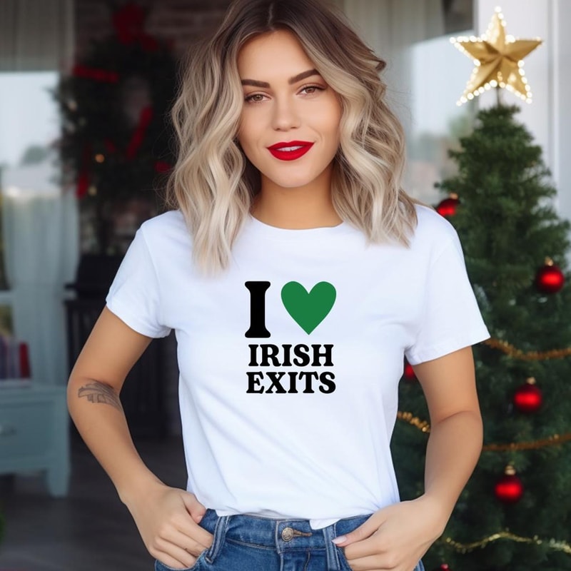 Funny St Patricks Day Shirt Irish Goodbye Tee Humor Clover Graphic Womens Holiday TShirt 2
