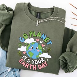 go planet it's your earth day, t's your earth day shirt, earth day gift, planet lover shirt, earth day shirt