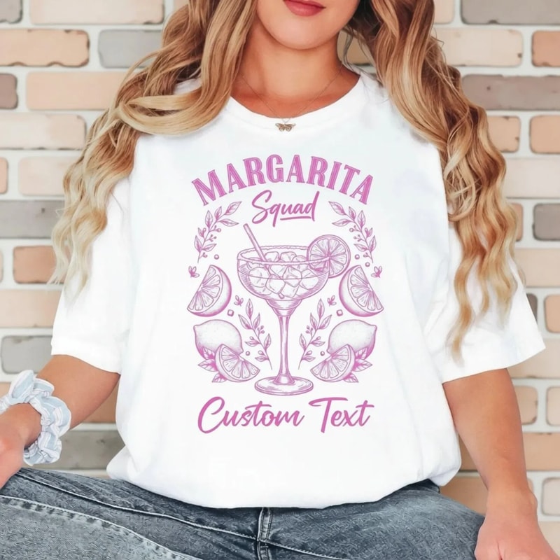 Comfort Colors Margarita Squad Shirt Custom Bachelorette Party Tee Girls Trip Shirt Vacation Party 1