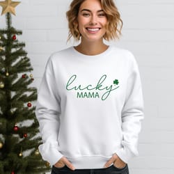 lucky wife st. patricks day shirt | womens clover tee funny irish holiday graphic top gift for her