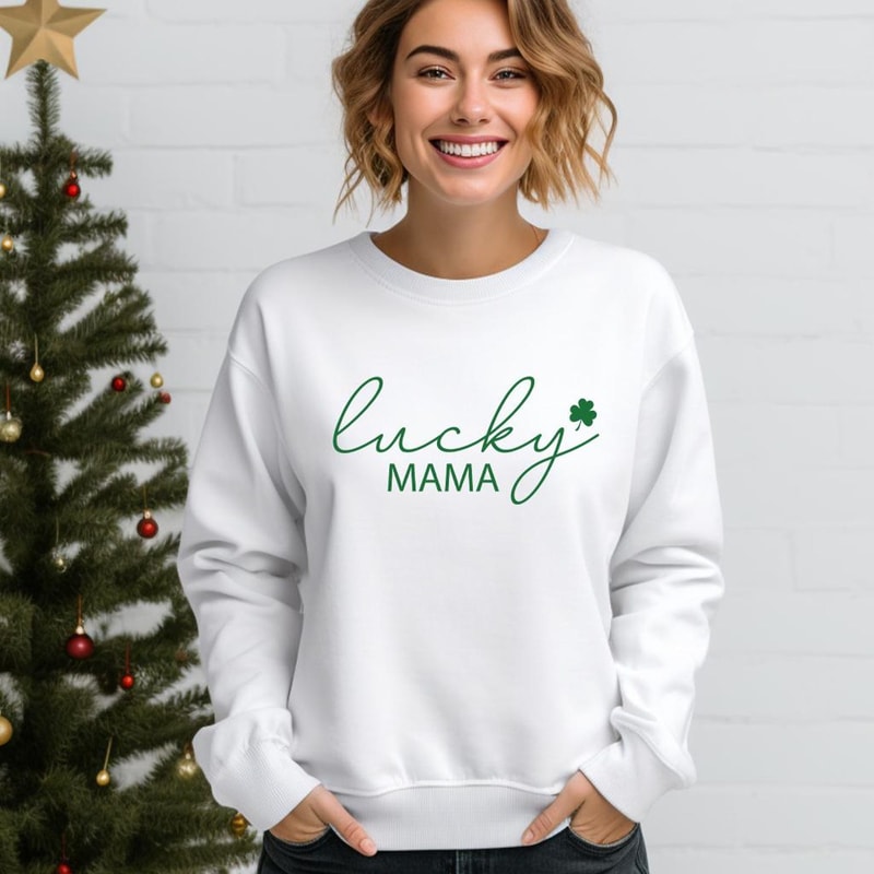 Lucky Wife St Patricks Day Shirt Womens Clover Tee Funny Irish Holiday Graphic Top Gift For Her 0