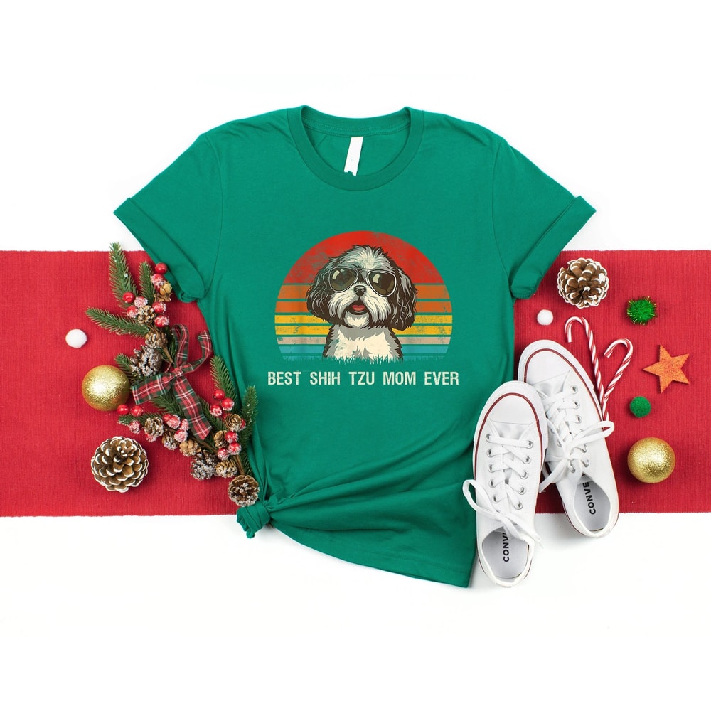 Best Shih Tzu Mom Ever Shirt Dog Mom Shirt Dog Lover Shirt Gift For Dog Mom Pet Owner Shirt Shih Tz 2
