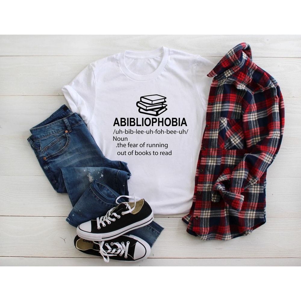 Abibliophobia Shirt Book Lover Shirt Gift For Librarian Library Shirt Book Reader Shirt Reading Tee 1