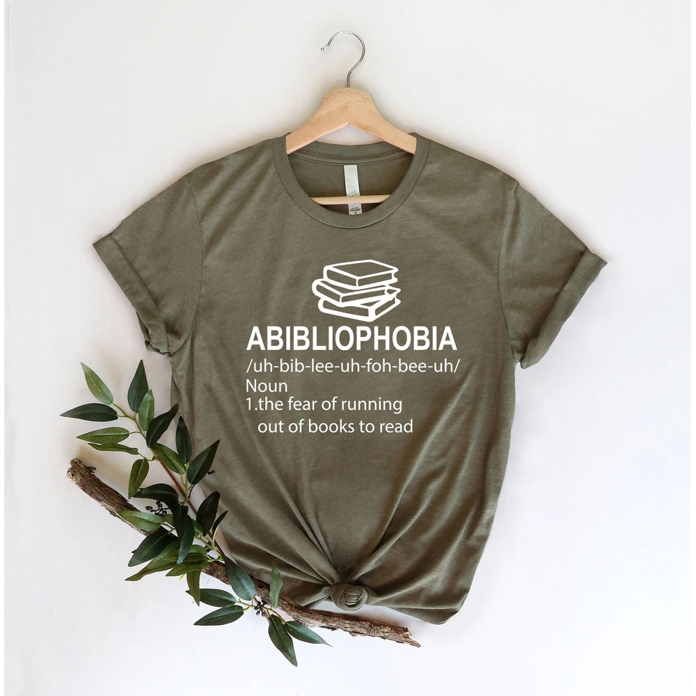 Abibliophobia Shirt Book Lover Shirt Gift For Librarian Library Shirt Book Reader Shirt Reading Tee 2