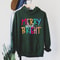 Merry And Bright Christmas Sweatshirt Family Holiday Crewneck Cozy Festive Winter Pullover 4