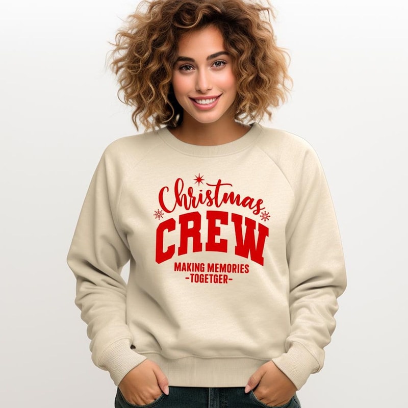 Matching Christmas Crew Sweatshirt Family Holiday Outfit Christmas Group Shirts Cozy Family Christ 4