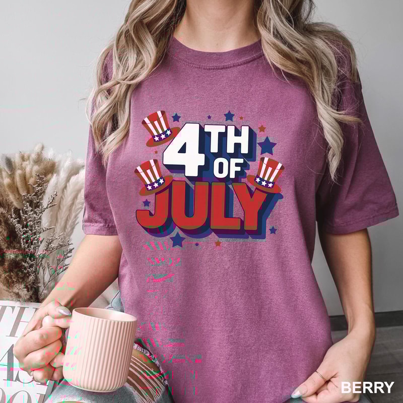 4th Of July Shirt Comfort Colors Shirt American Shirt Fourth Of July Shirt USA Patriotic Shirt 2