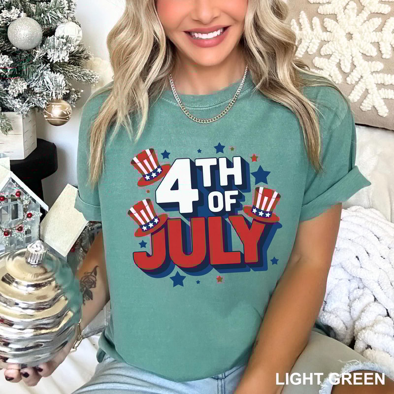 4th Of July Shirt Comfort Colors Shirt American Shirt Fourth Of July Shirt USA Patriotic Shirt 6