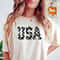 Distressed USA Stars Graphic Tee Retro 4th Of July Shirt Patriotic Independence Day Apparel 0