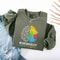 Neurodiversity Sweatshirt Rainbow Brain Hoodie