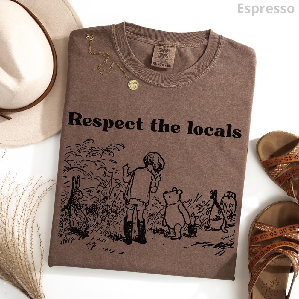 National Park Respect The Locals Shirt 100 Cotton Camping Unisex Nature Tee 2
