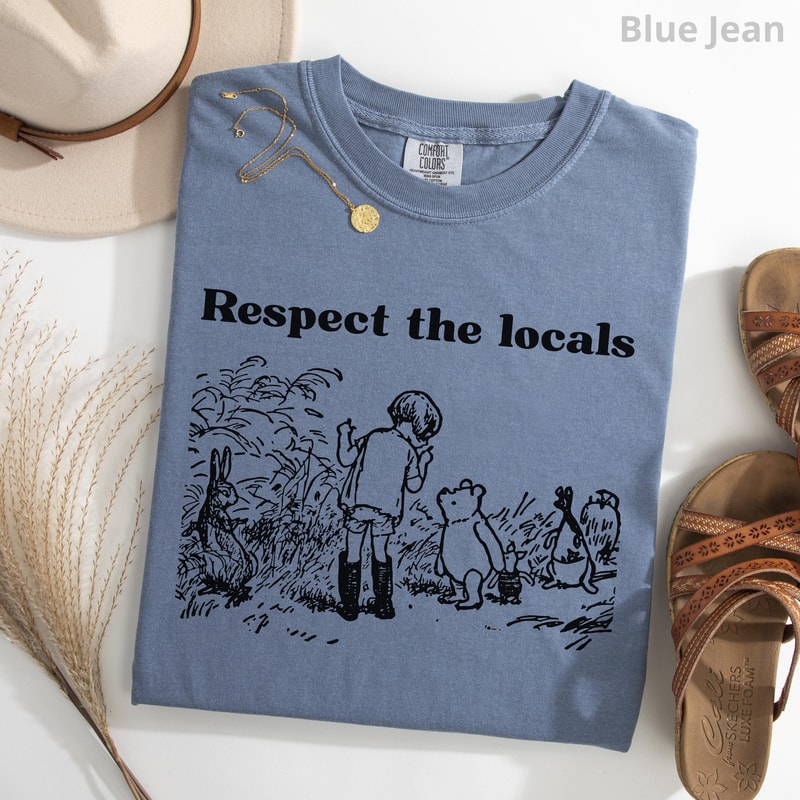 National Park Respect The Locals Shirt 100 Cotton Camping Unisex Nature Tee 3