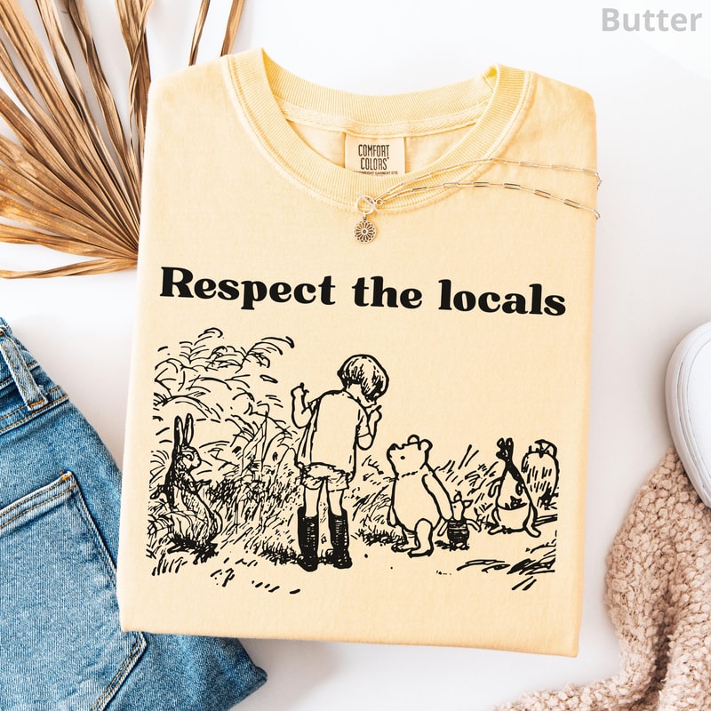 National Park Respect The Locals Shirt 100 Cotton Camping Unisex Nature Tee 1