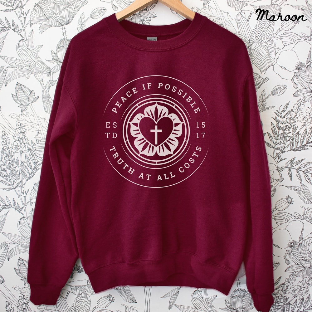 Reformation Day Sweatshirt Martin Luther Crewneck Reformed Christian 95 Theses Faith Shirt 5