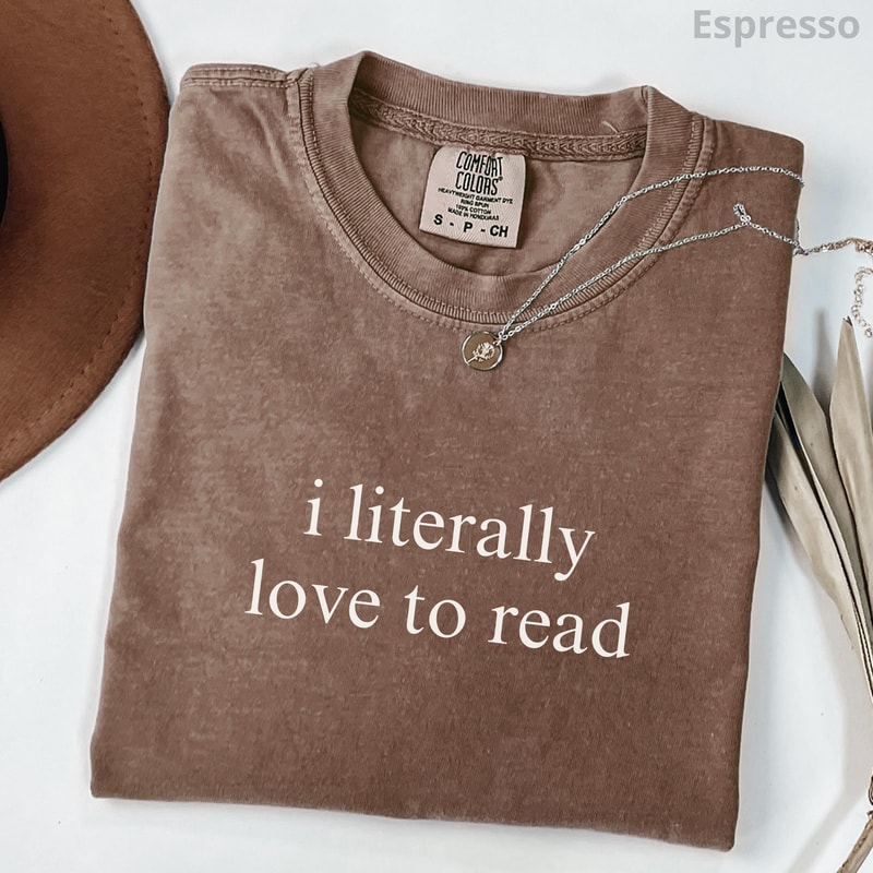 Booktrovert Shirt Literally Love To Read Book Lover Tee Bookworm Gift Unisex Graphic TShirt 6