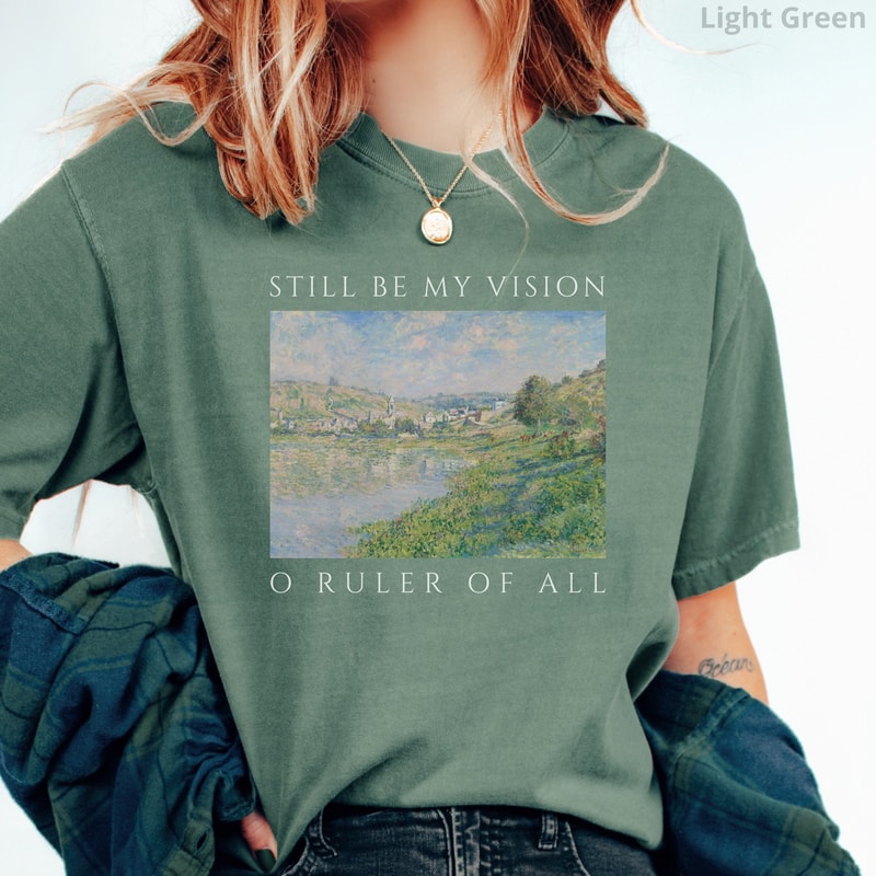 Be Thou My Vision Christian Shirt Comfort Colors Floral Vintage Hymn Lyric Tee For Her 4