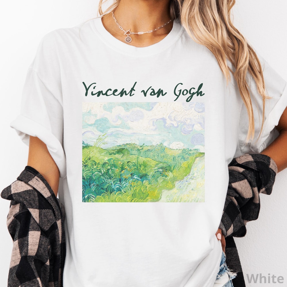 Van Gogh Art Shirt 100 Cotton Comfort Colors Unisex Artistic Painting Graphic Tee 1