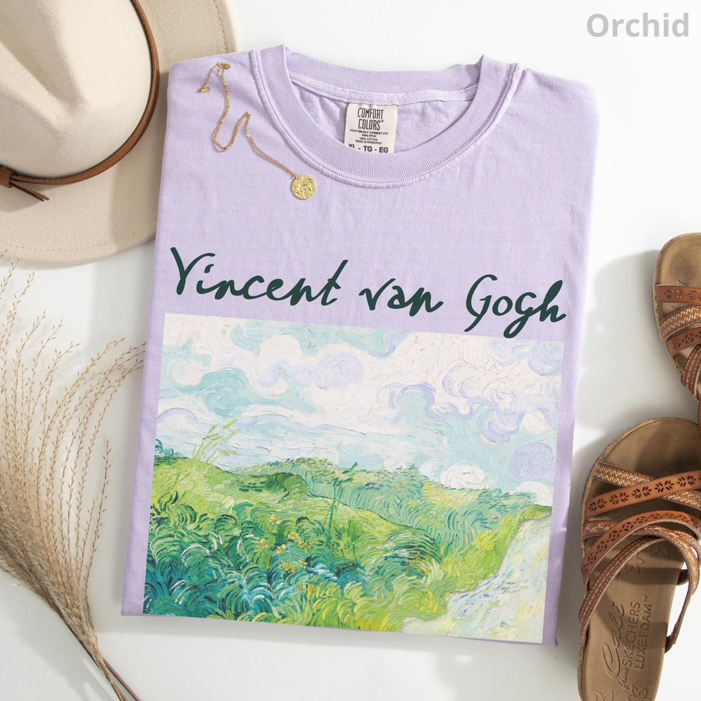 Van Gogh Art Shirt 100 Cotton Comfort Colors Unisex Artistic Painting Graphic Tee 3