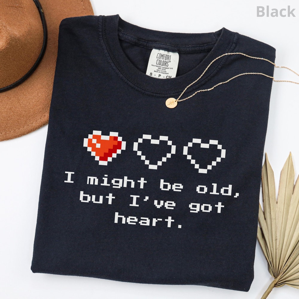 Funny Old Gamer Shirt Retro 90s Gaming Dad Video Game Tee Gift 0