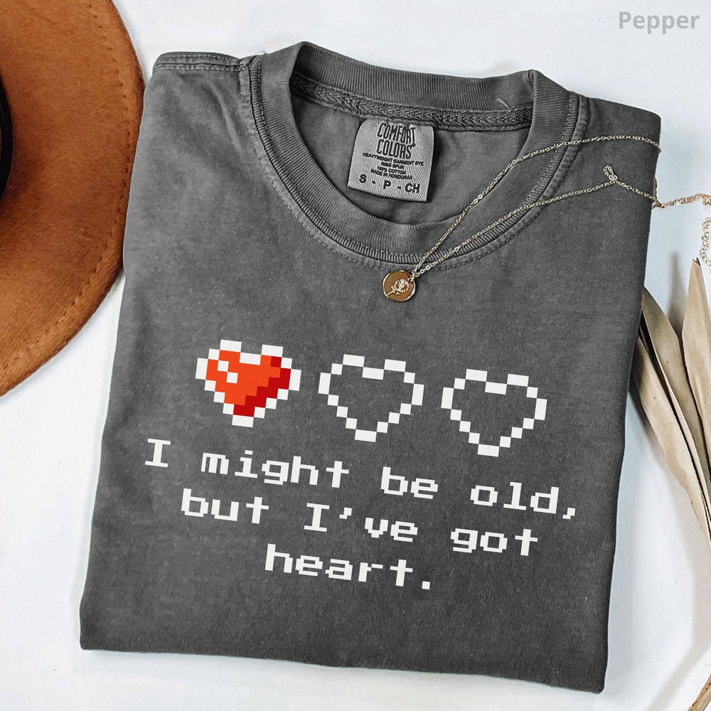 Funny Old Gamer Shirt Retro 90s Gaming Dad Video Game Tee Gift 2