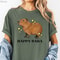 Capybara Shirt 100 Cotton Unisex Capy Lover Graphic Tee Cute Animal TShirt 1