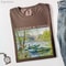 Id Rather Be Fishing Shirt Vintage Angler Graphic Tee Fishing TShirt For Men Gift 0